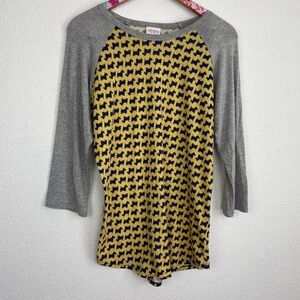 LuLaRoe Randy dog print size M // 2201